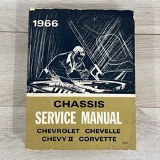 Original 1966 Chevrolet Chassis Service Manual - Corvette Chevy Ii Chevelle Original 1966 Chevrolet Chassis Service Manual - Corvette Chevy Ii Chevelle