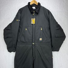 Carhartt Yukon Extremes Arctic Quilt Lined Coveralls Mens 46 X06 BLK NWT