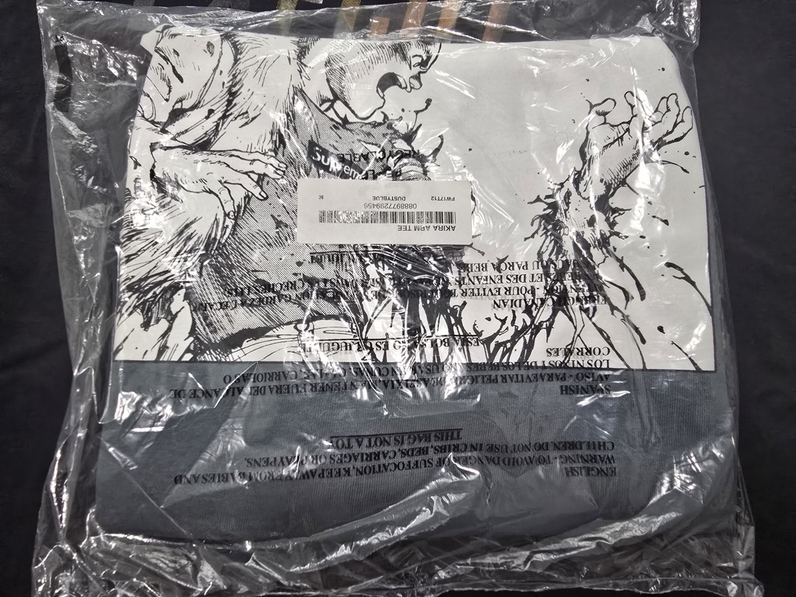 2017 FW17 SUPREME AKIRA ARM TEE SHIRT Medium