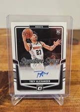 2024-25 Panini Donruss Optic - Trey Alexander #SS-ALX Signature Series Auto 