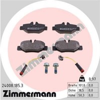 Zimmermann BremsbeläGe Hinten FüR Mercedes-Benz Vito Bus Vito/Mixto Kasten