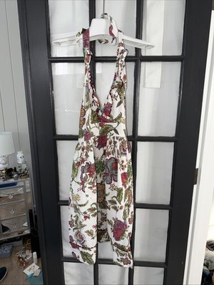 World Market, Halter Style Floral Apron Cotton Handmade