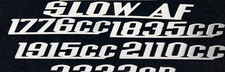Vintage New Vw Beetle Slowaf Motor Emblem Aluminum