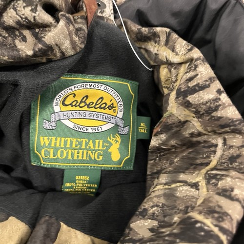 Cabelas 3 in 1 Hunting Jacket WhiteTail Clothing Camo XL Tall Gore-Tex Parka - Picture 4 of 7