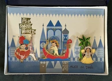 WDCC Adventures on the High Seas SMALL WORLD BOXED PIN Set SIGNED! LE 500 Mint!!