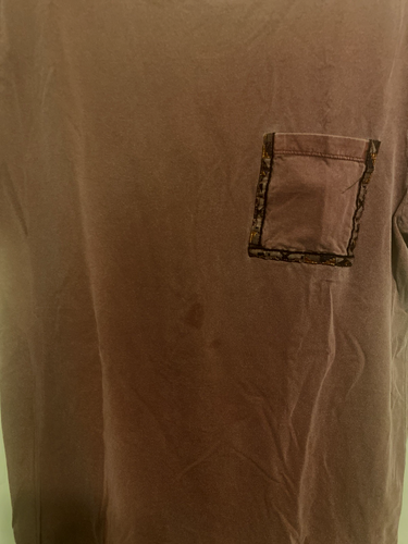 ASOS Men’s Short Sleeve T-Shirt Size Medium Purple with pocket, NWOT see notes - Picture 3 of 5