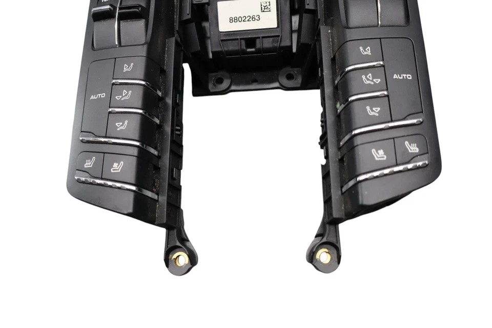 10-16 Porsche Panamera Rear A/C Heater Climate Control Panel Switch Oem - Image 4 of 4