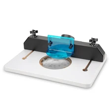 Router Table & Router Base Plate w/Predrilled Holes, Adjustable Fence