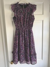AQUA Girls' Printed Ruffled Maxi Dress - Size 10/12, Bloomingdales, Party Attire