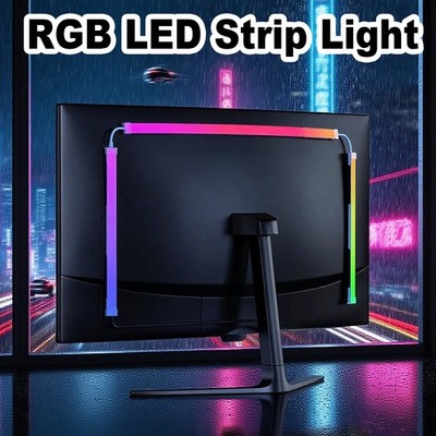 Smart USB RGB LED Strip Light Gaming Lights Music Sync For/pc Monitor PC Display