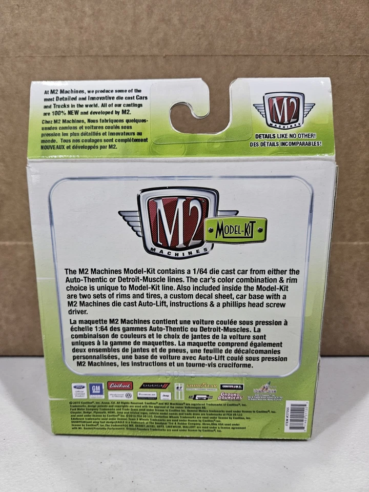 M2 Machines Model-Kit 1:64 1969 Chevrolet Camaro RS/SS R05 15-01 Metallic Blue - Image 2 of 2