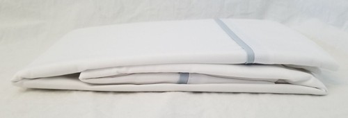 2 Ralph Lauren Palmer Percale Oxford Blue European Shams (1 pair) $260 NIP - Picture 9 of 11