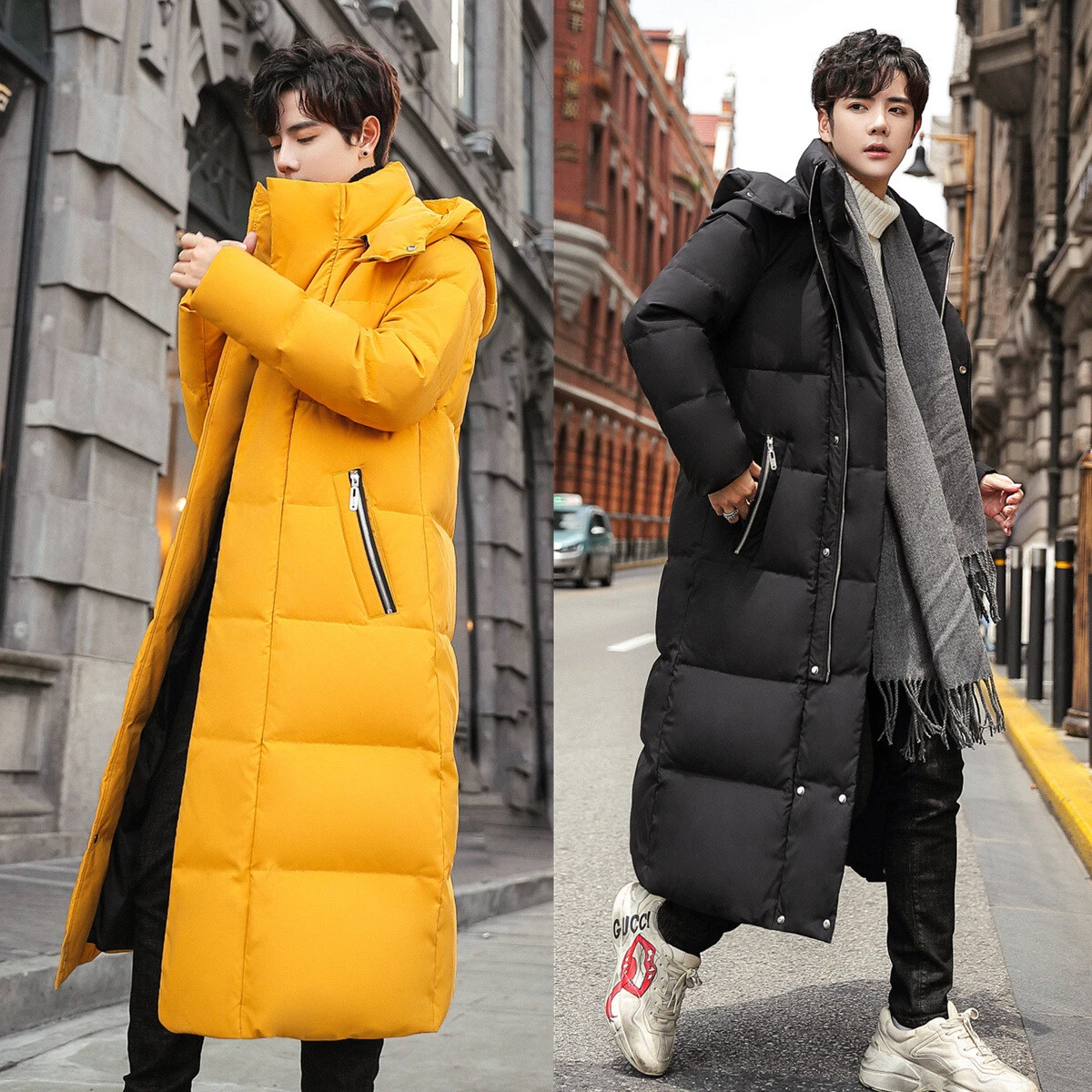 Mens down trench coat clearance
