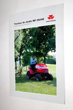 Prospectus Tracteur MASSEY FERGUSON MF 2924D  Tractor Traktor Prospekt Brochure