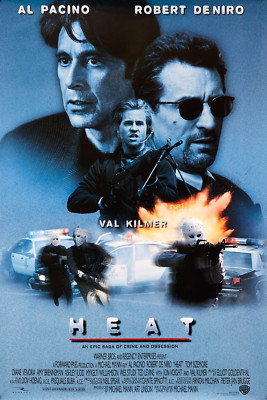 HEAT Movie Poster Ver. 1 - Al Pacino Robert De Niro Trending Art Board Print HEAT Movie Poster Ver. 1 - Al Pacino Robert De Niro Trending Art Board Print