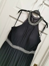 Mascara MC181115 Size 20 grey Sequin Long Evening Dress NWT