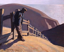 Maynard Dixon : No Place to Go : 1935 : Archival Canvas Art