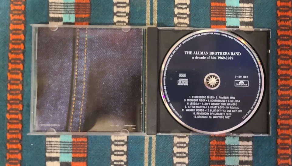 Allman Brothers Band - A Decade Of...(CD, Comp) Polydor US Like New Used NM Cond - Image 3 of 3