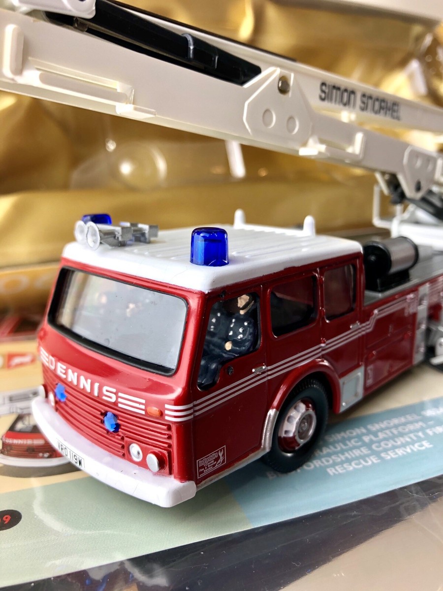 Corgi 1/50 – Simon Snorkel Dennis Chassis, Nacelle Pompiers (occasion, Sans Boîte)