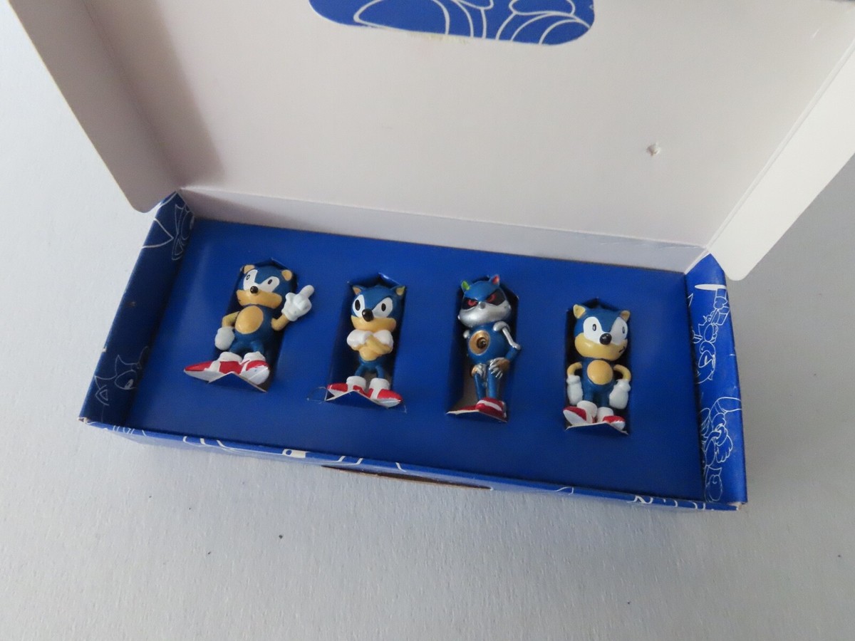 Vintage 1990's SEGA World London Sonic the Hedgehog PVC Figure Set