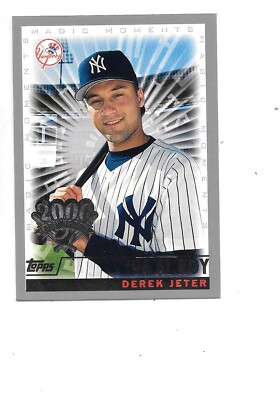 Derek Jeter 2000 Topps Opening Day Magic Moments '96 AL ROY Card #163 NYYankees