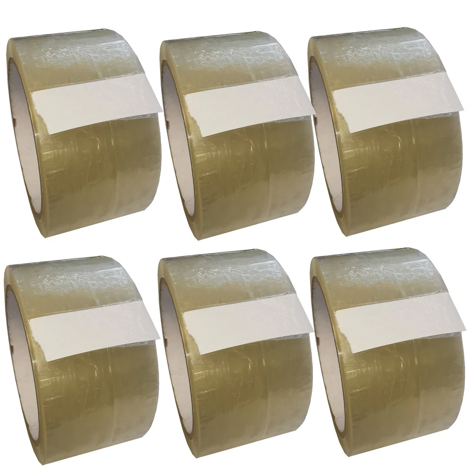 12 Rulli Di Nastro Adesivo Trasparente 50mmx66m - Immagine 2 di 4