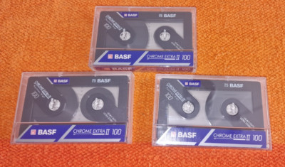 1x BASF Chrome Extra  II  100 Type 2   Cassette Kassette  1991 MINT condition!