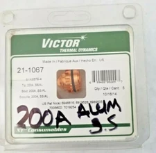 Victor Thermal Dynamics 21-1067 Tip, 200A, SS/AL