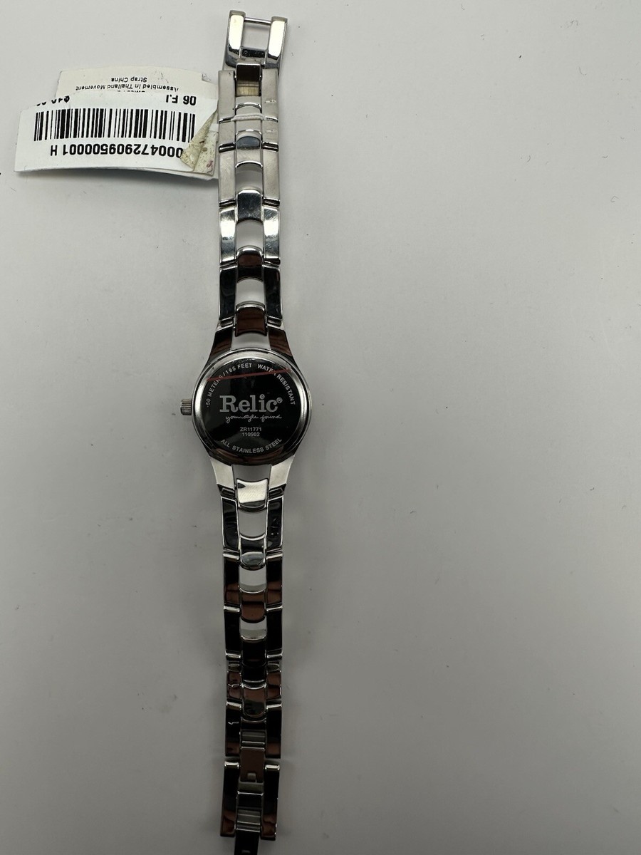 Relic ZR11771‎ Ladies MOP Date Watch 25MM 7.25\