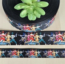 7/8 1.5 1 YD Mighty Morphins Power Rangers Ribbon Action Figures Super Hero