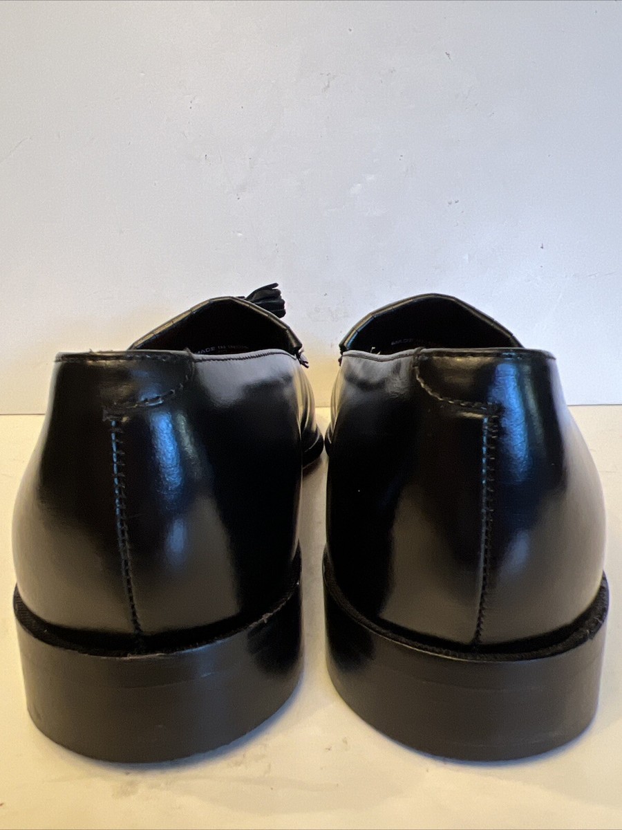 Bostonian Classics First Flex Mens Black Leather Tassel  display picture 1