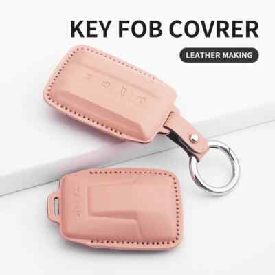 For Great Wall GWM WEY TANK 300 500 Leather Car Key Case Cover Key Bag Keychain