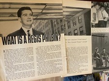 Regis Philbin, Two Page Vintage Clipping