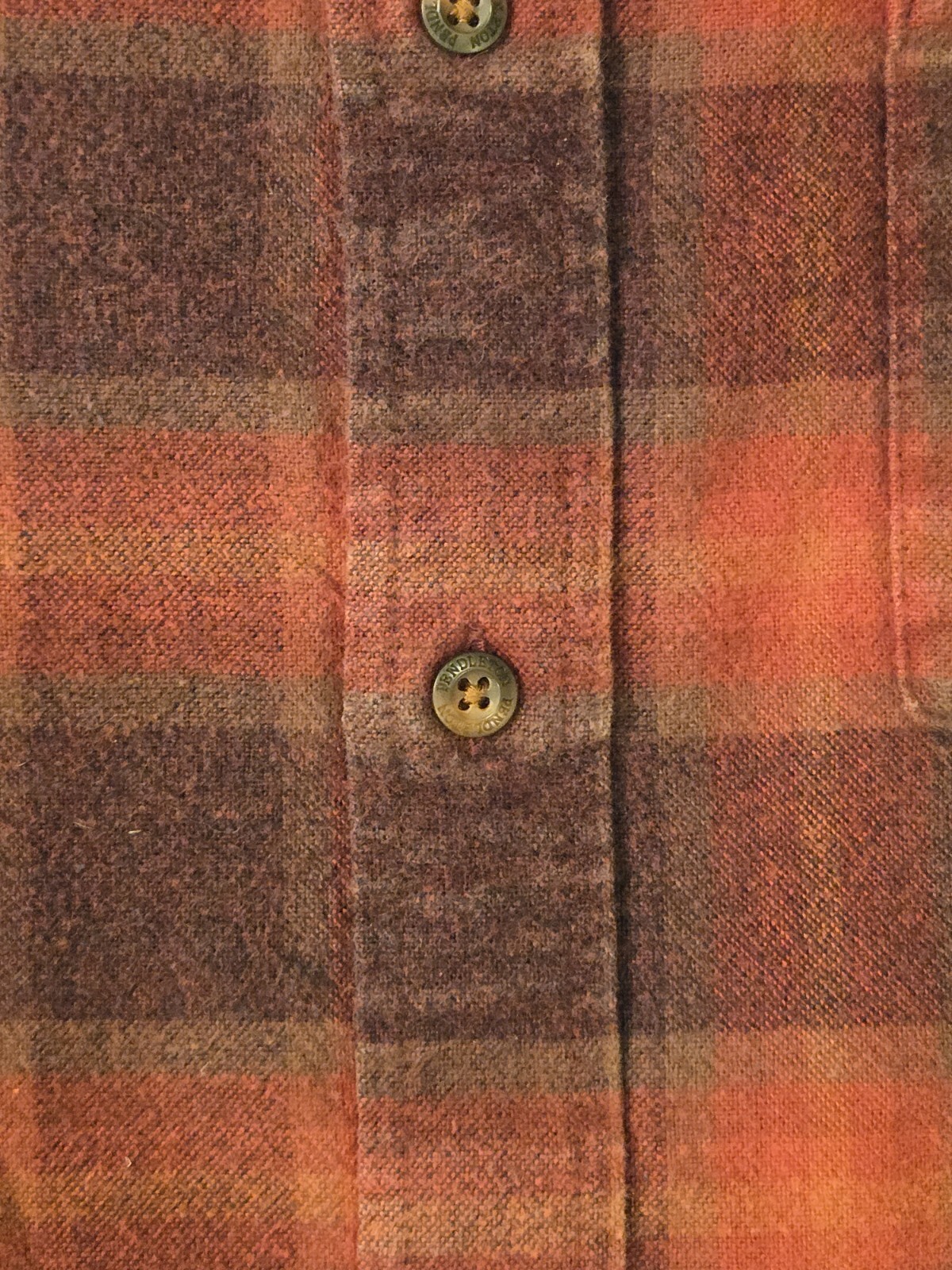 Pendleton Mason Lumberjack Button Up Plaid Flanne… - image 3