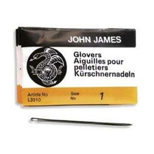 John James GLOVERS NEEDLES - Great for Leather Glover's Glover Sizes 1 - 12