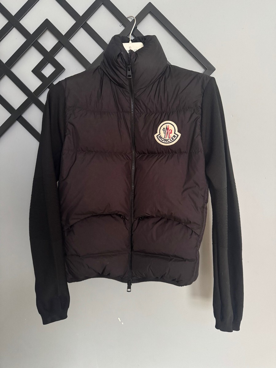 Authentic Moncler Cardigan Tricot jkt men sz Small Black Pre