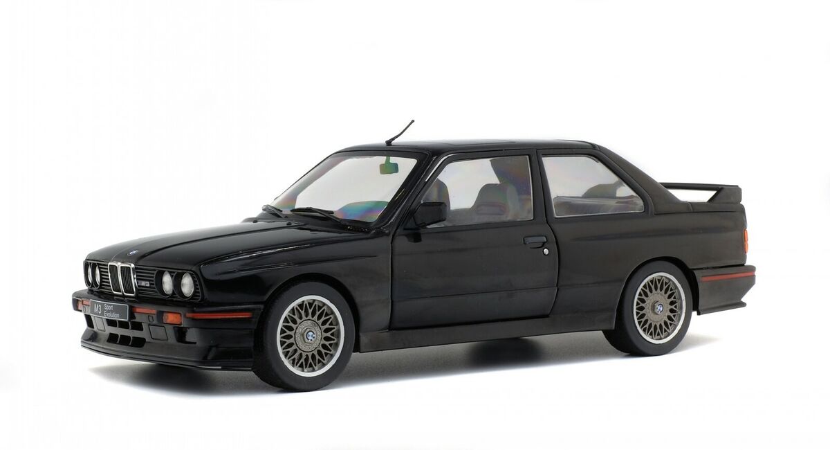 Scalemini 1:64 Black M3 E30 Coupe Racing Sports Model Diecast