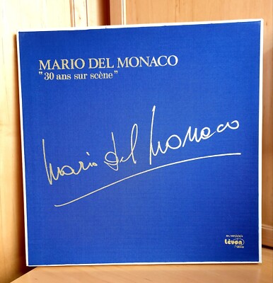 MARIO DEL MONACO * Special Edition Box '' 30 ans sur scène '' * 4 LPs inkl Booklet