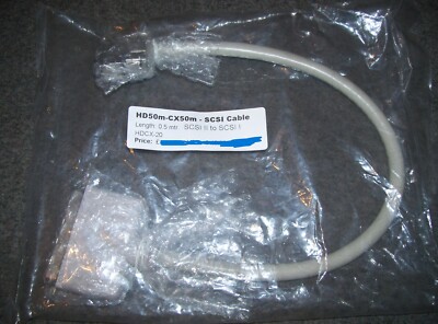 NEW Atari Falcon 030 Computer CD ROM 50 pin Centronics - SCSI II Cable