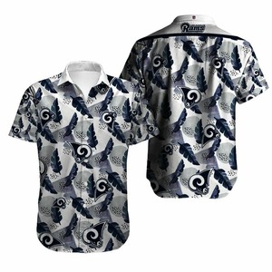 los angeles rams hawaiian shirt