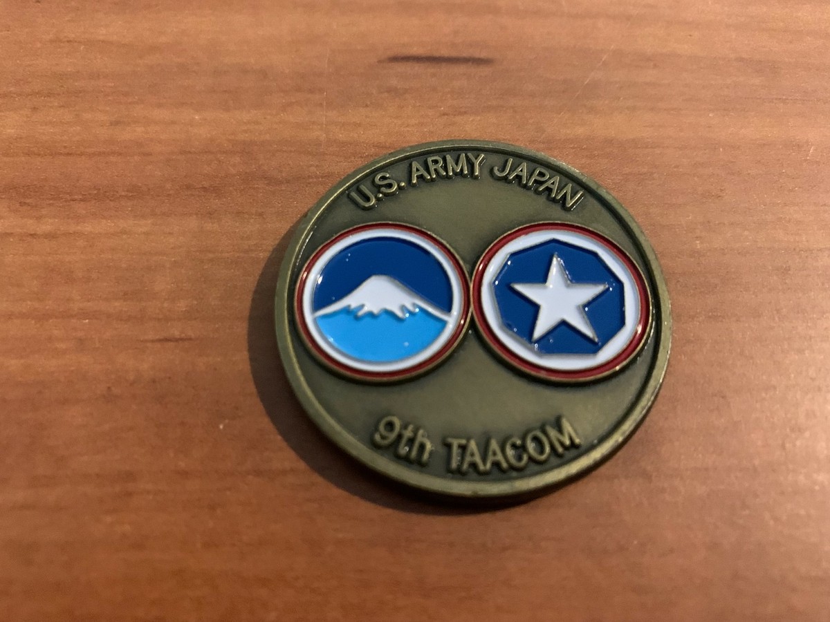 TKC105 マルキアヌスの青銅貨 Commander, US Army, Japan, 9th TAACOM 1.5” Challenge Coin | eBay