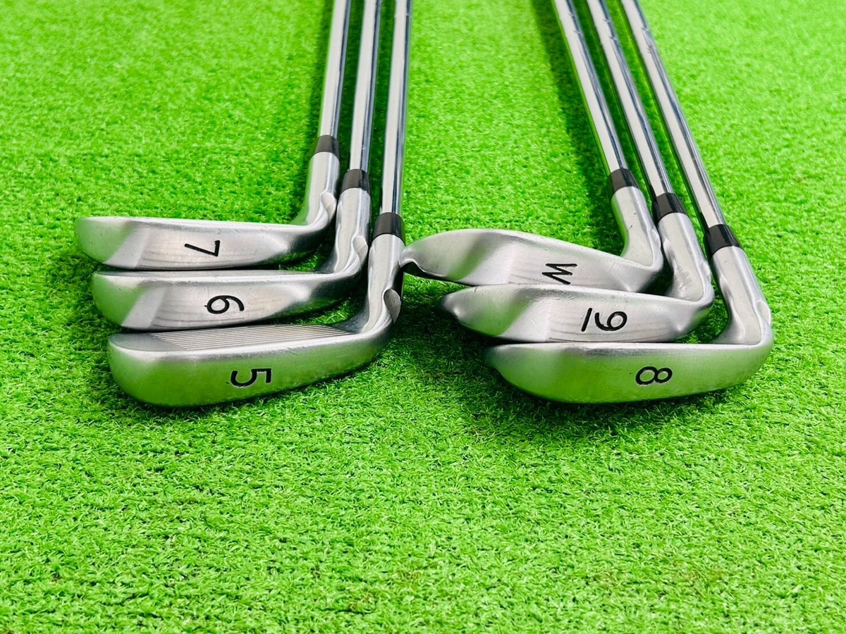 Fers De Golf Ping S57 4-PW - Shafts Ping AWT Stiff, Point Noir, Droitier, Occasion