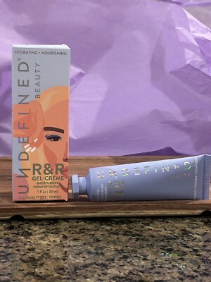 NIB UNDEFINED BEAUTY R&R GEL-CREME MOISTURIZER FULL SIZE TUBE 1 FL OZ ...