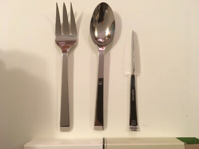 Kate Spade Noel 3 piece serving set New in Box 18/10 Flatware first quality