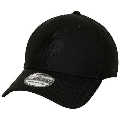 The Flash Logo Black on Black Colorway New Era 39Thirty The Flash Logo Black on Black Colorway New Era 39Thirty