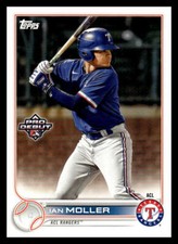 2022 Topps Pro Debut Ian Moller   PD-5 ACL Rangers