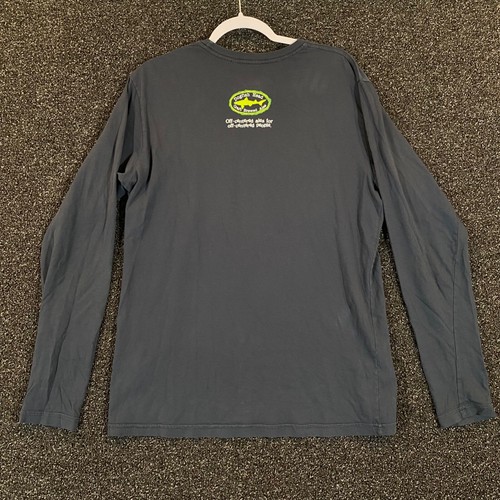 Dogfish Head Shirt Mens Medium Gray Craft Beer Ale Tee Long Sleeve Outdoors - Picture 6 of 7