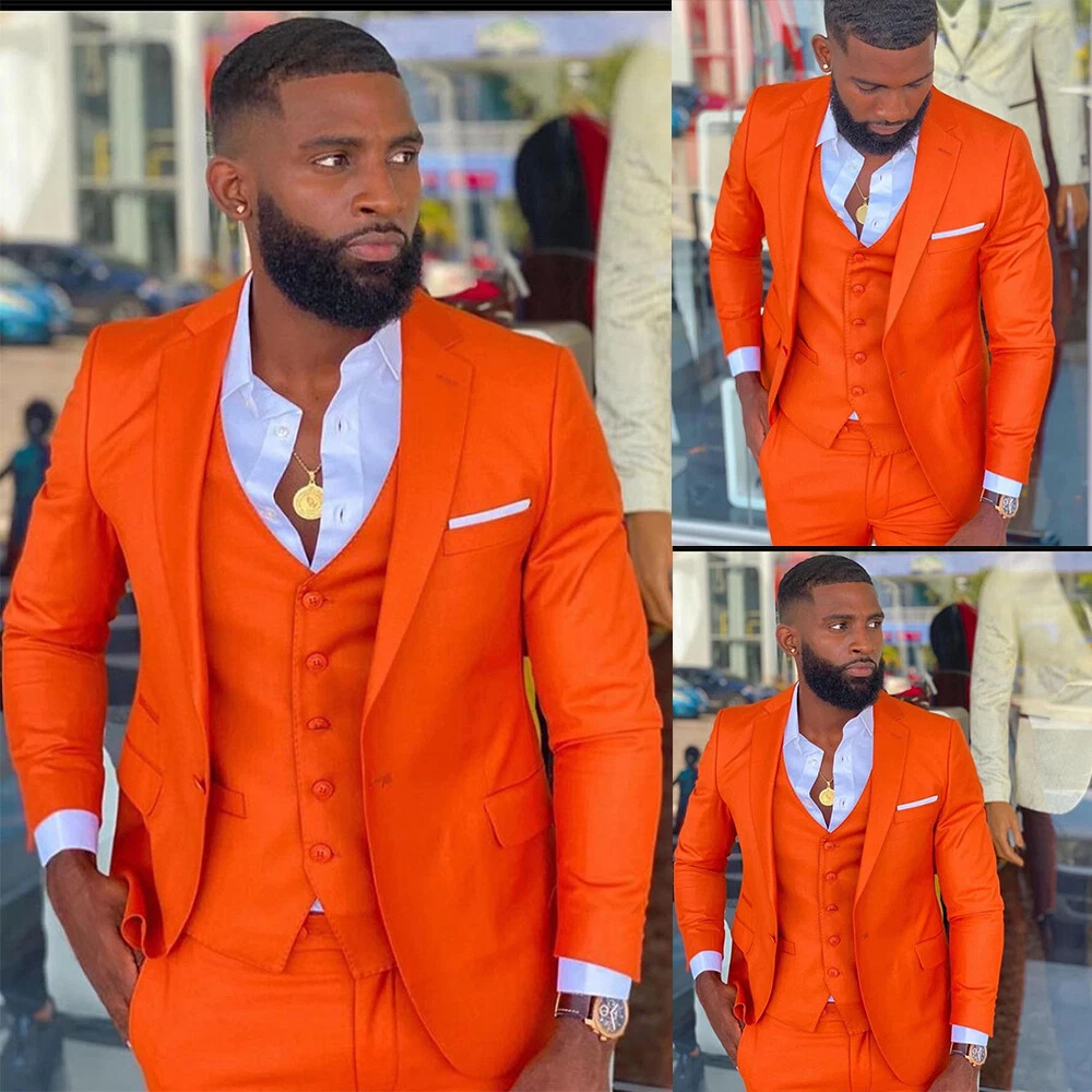 3 piece suit top different color waistcoat