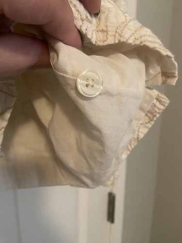 Denim And Co. Ivory /Beige Floral Embroidery Blazer Jacket Size X-Large - Picture 8 of 14