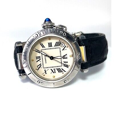 Cartier Pasha Seatimer Watch Stainless Steel Swiss Made Cartier Pasha Seatimer Watch Stainless Steel Swiss Made